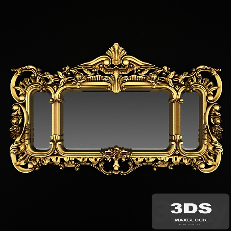 Chippendale Gilt Mantle Mirror Rococo