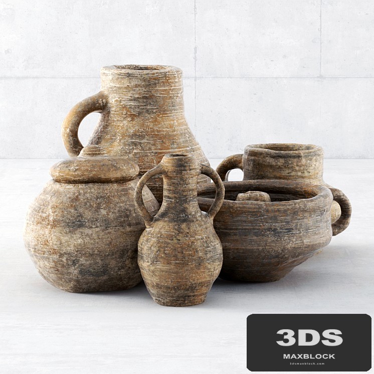 Old dishes clay / Old dishes from clay