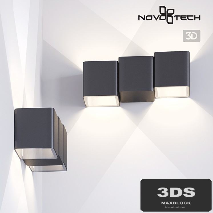 Landscaped LED wall light NOVOTECH 357401 KAIMAS