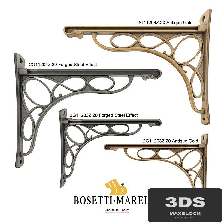 Shelf holders Bosetti Marella. Part 1