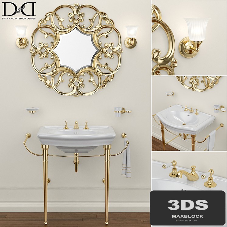 NEW ETOILE Sink and AMELIE mirror Devon Devon
