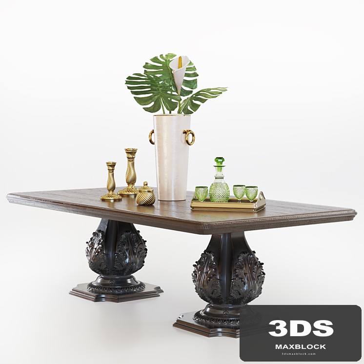 Dining table Chelini Art.1145 + 6016