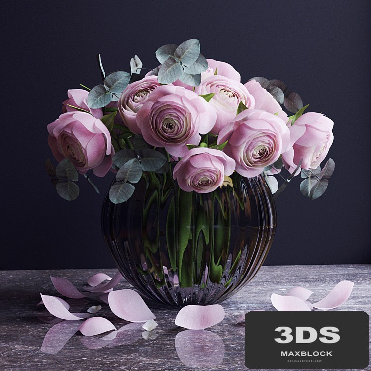 Bouquet of flowers in a vase 7