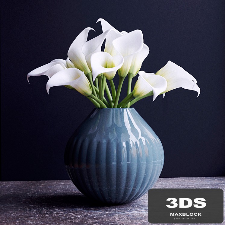 Bouquet of flowers in a vase 8