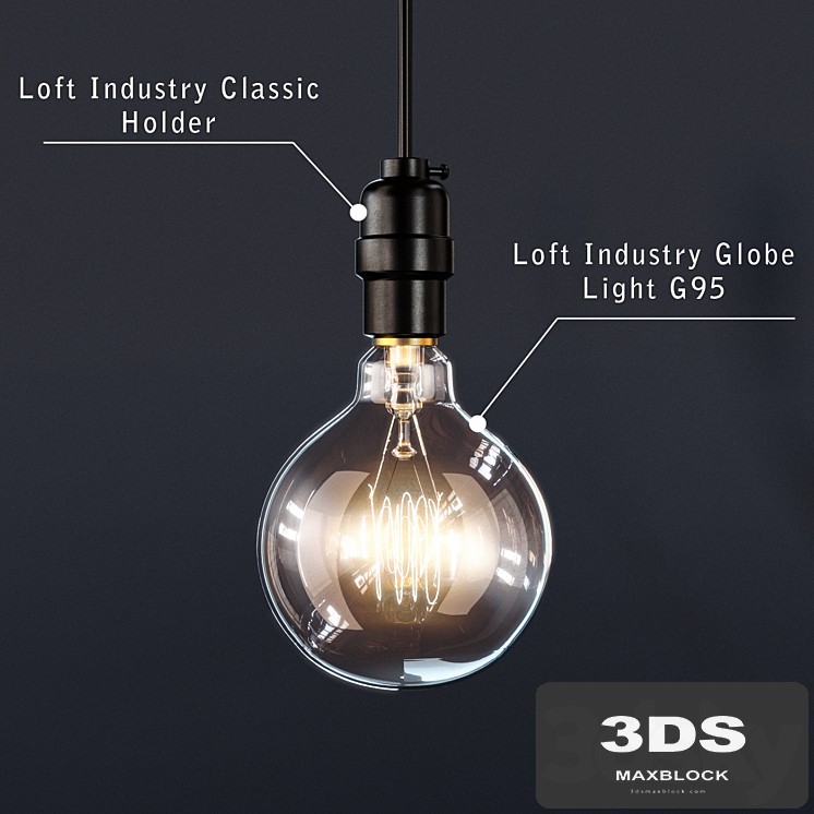 Retro lamp - Loft Industry
