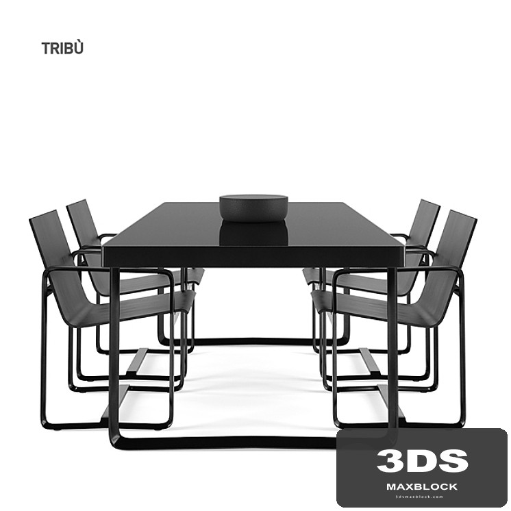 Tribu Armchair, Table