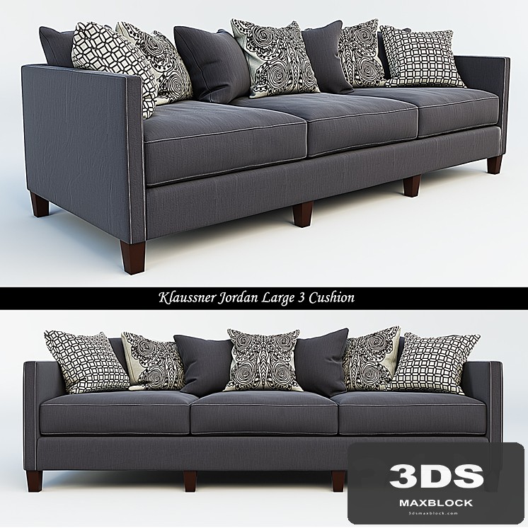 Klaussner Jordan Large 3 Cushion