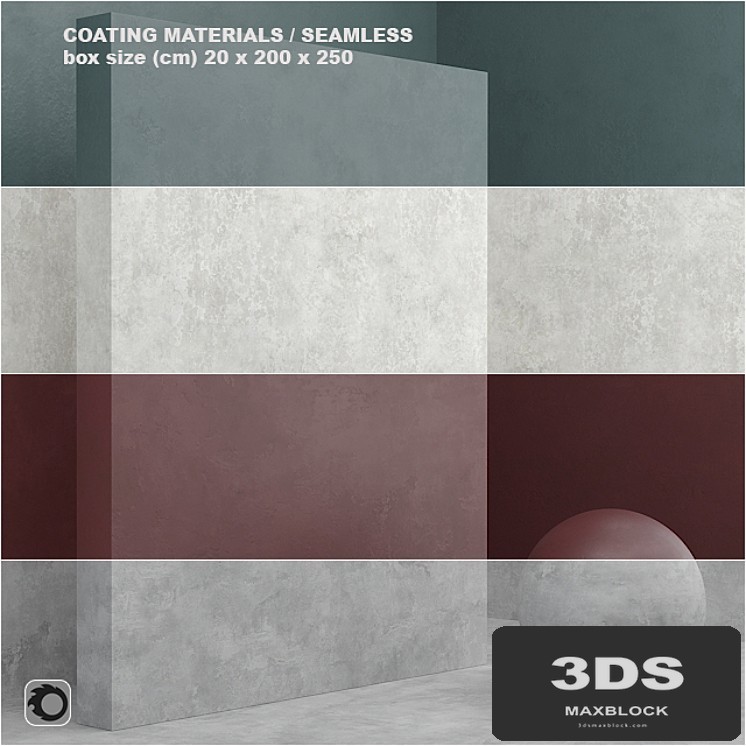 Material (seamless) - coating, plaster set 34