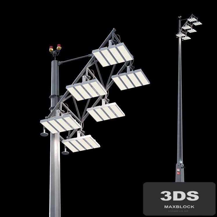 Lighting support with EWO floodlights