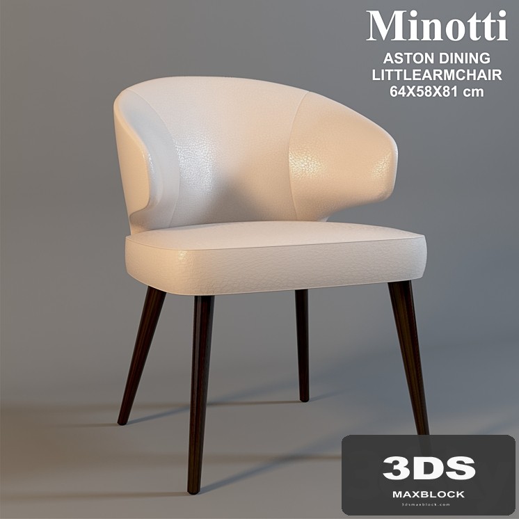 Minotti ASTON DINING LITTLEARMCHAIR