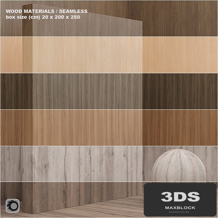 Material wood / veneer (seamless) - set 13