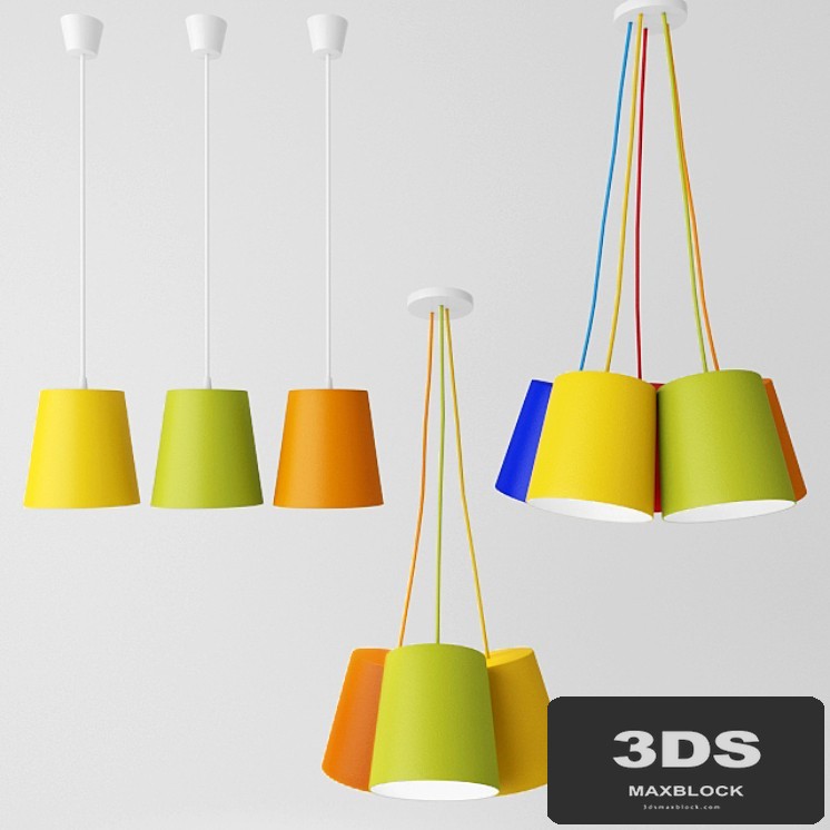 Children's chandelier TK LIGHTING
