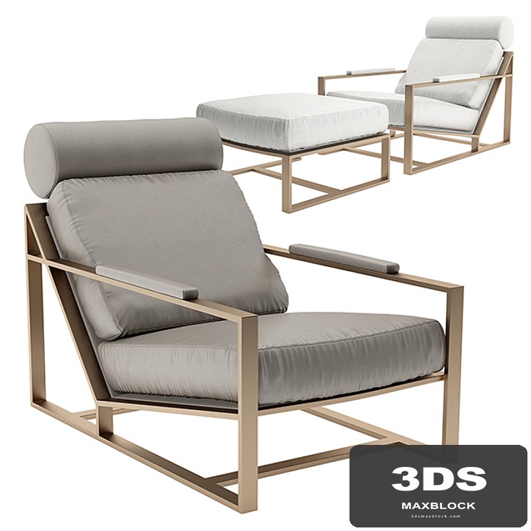 Milo Baughman Model # 3418, 1965 Chair