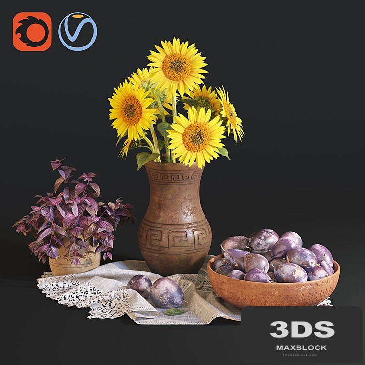 Still Life with Sunflowers