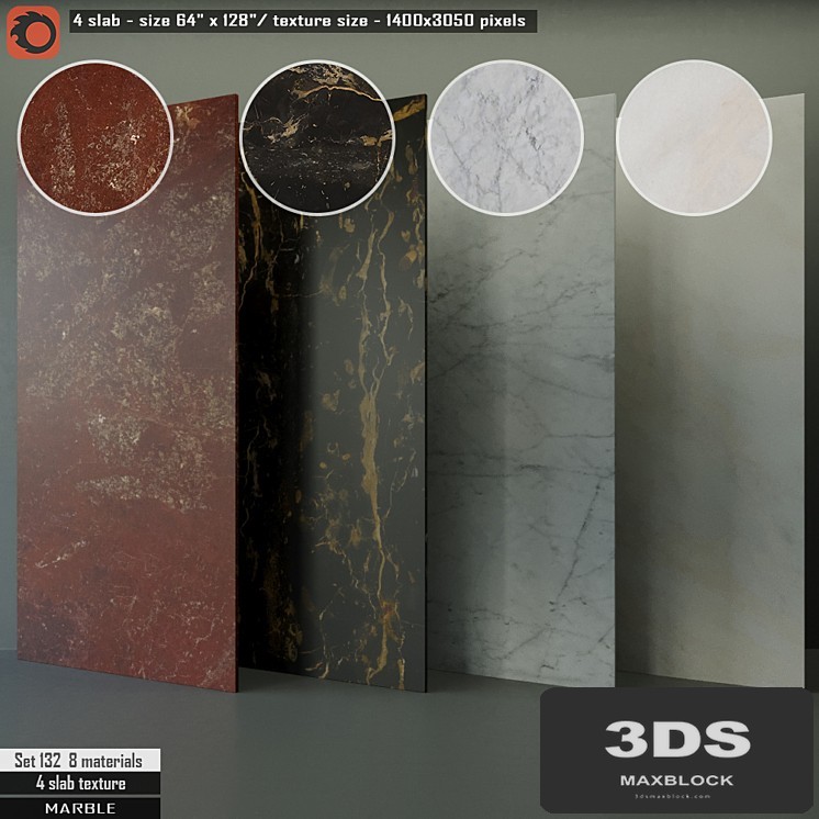 Marble Slab Set 132