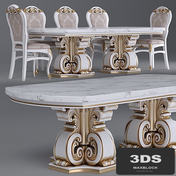 Table_Chair- Classic №1 "MONDELUX"