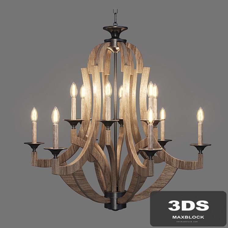 Craftmade Jeremiah Winton 12-Light Chandelier