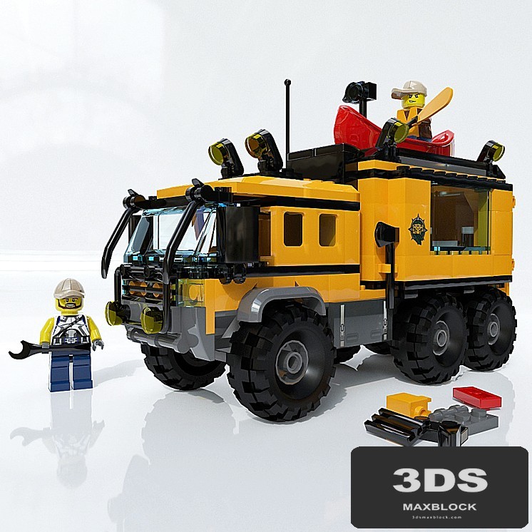 LEGO City. Mobile laboratory in the jungle.