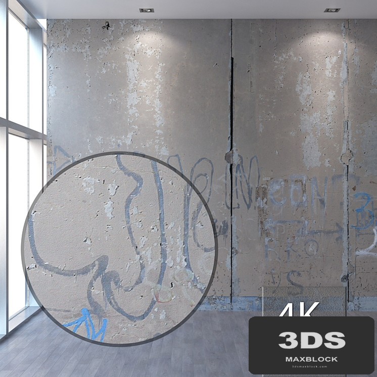 Concrete wall 311 (graffiti)