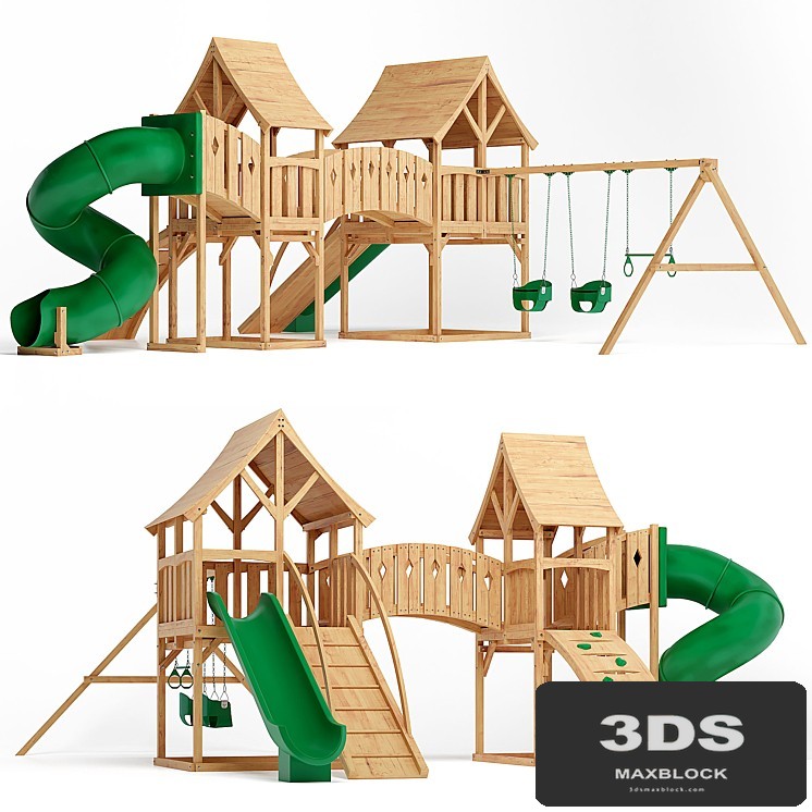 Majestic Double Swing Set