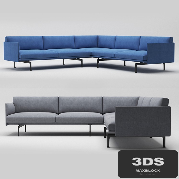 Muuto outline conner sofa