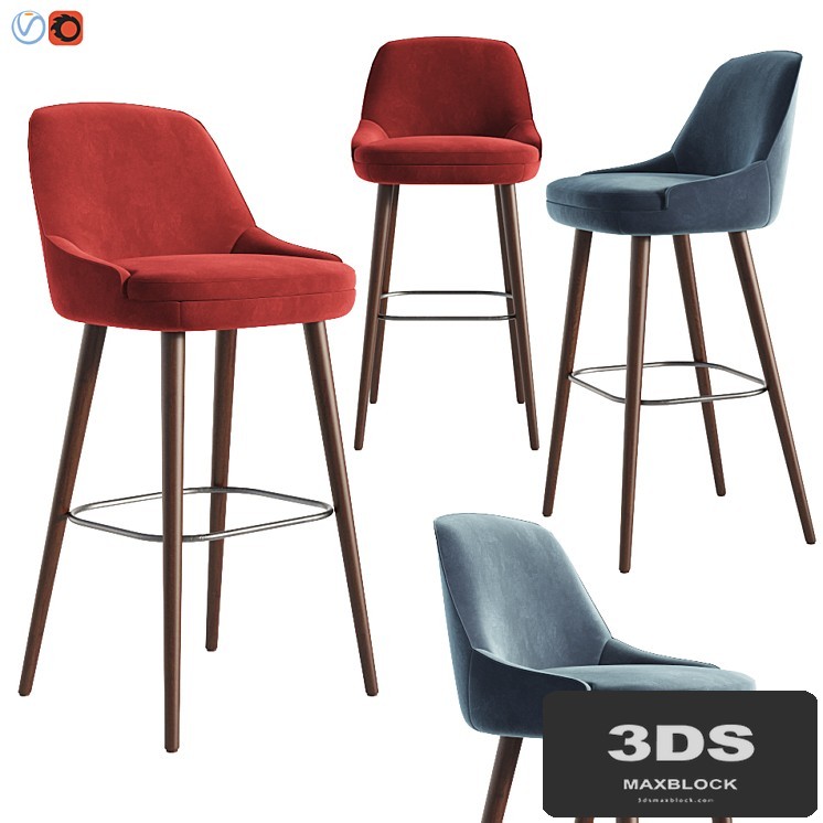375 Walter Knoll Bar Stool & Counter Stool