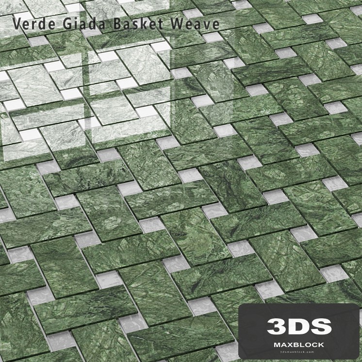 Tiles Sicis SiciStone Verde Giada Basket Weave