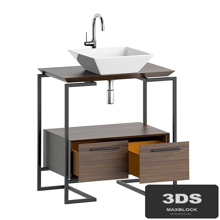 Cabinet with a sink in the bath MOBO ARIYA