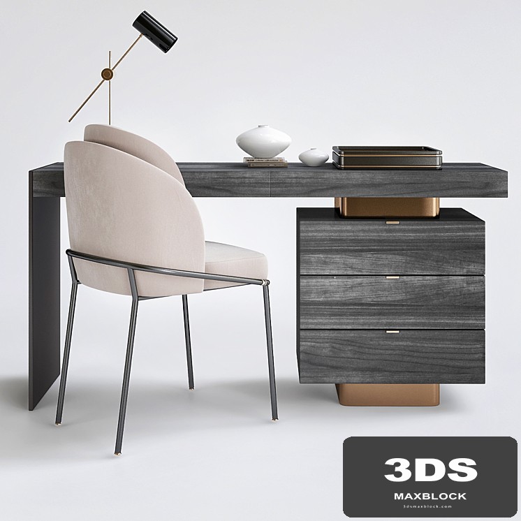 Minotti Carson desk set