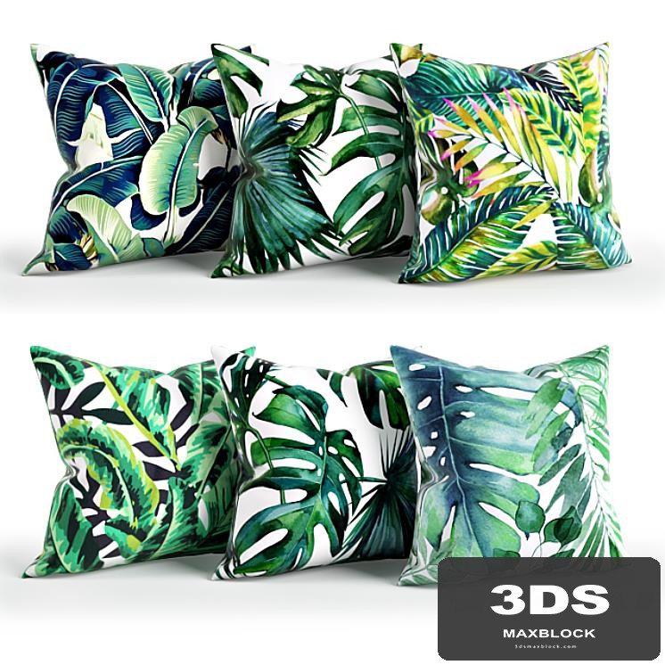 Leaves_Pillow_Set_Society6