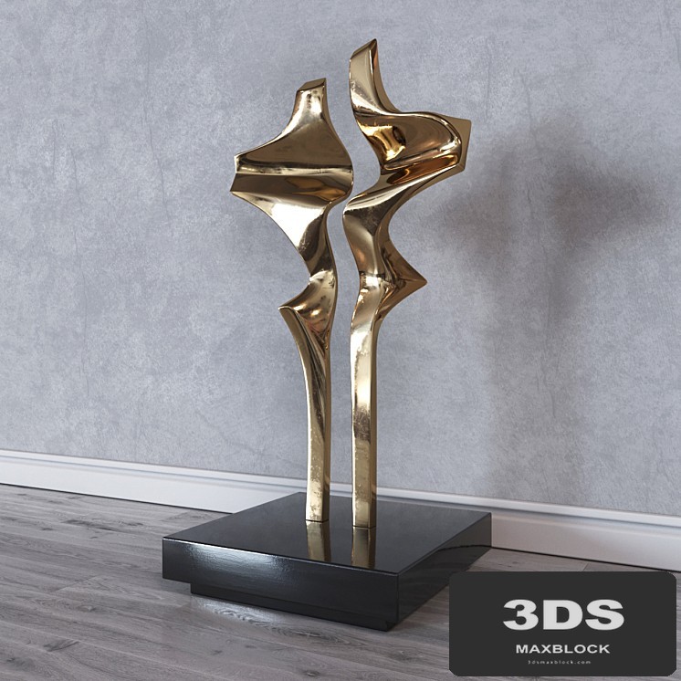 Joseph Burlini Sculpture Flight Figure