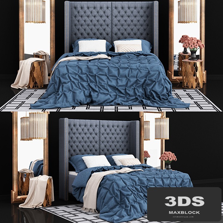 Eichholtz Bed Headboard Fullerton