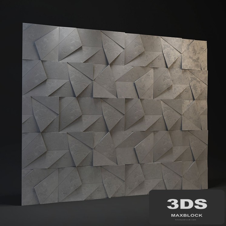 Wall abstract 3D panel