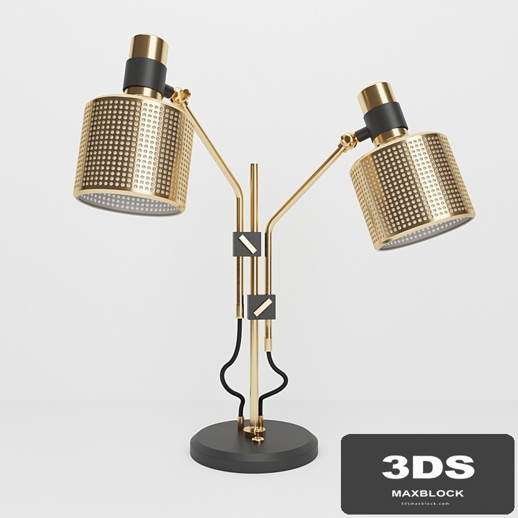 Bert Frank Riddle Double Table Light