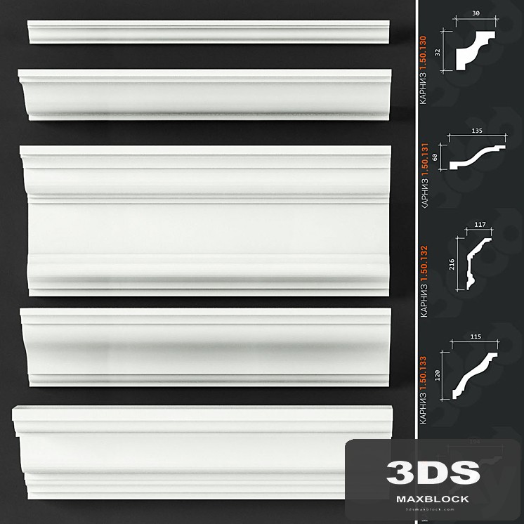 Set of cornices Europlast_4