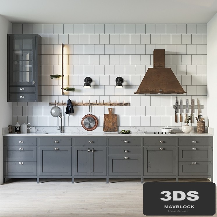 Kitchen in Scandinavian style