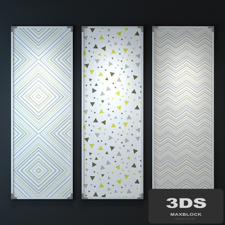 Frames with seamless textures