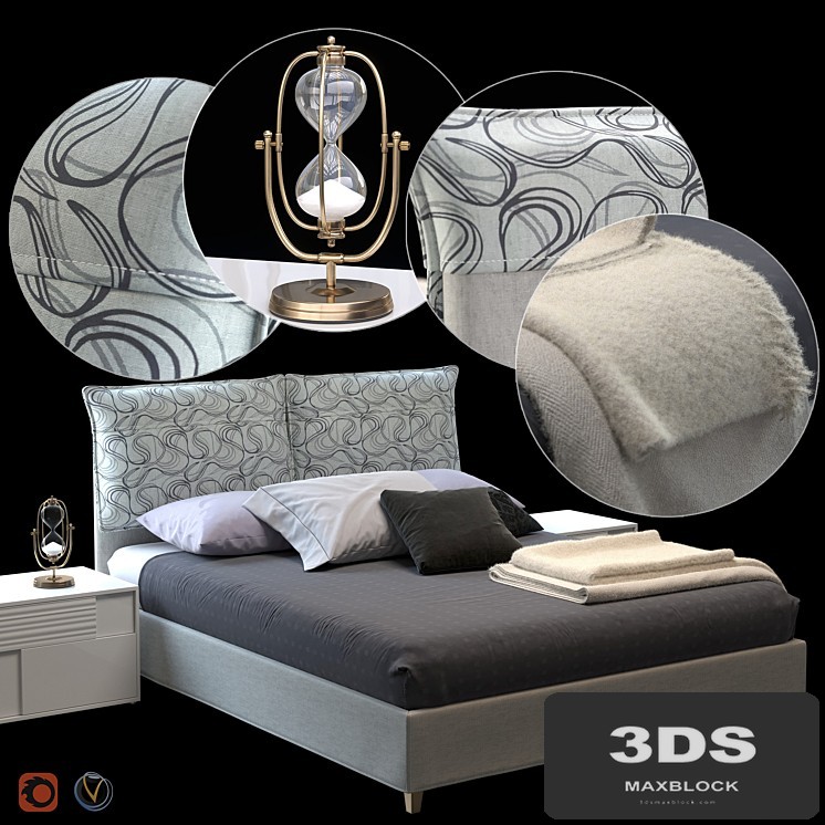ELEGANCE Bed by Greco Strom