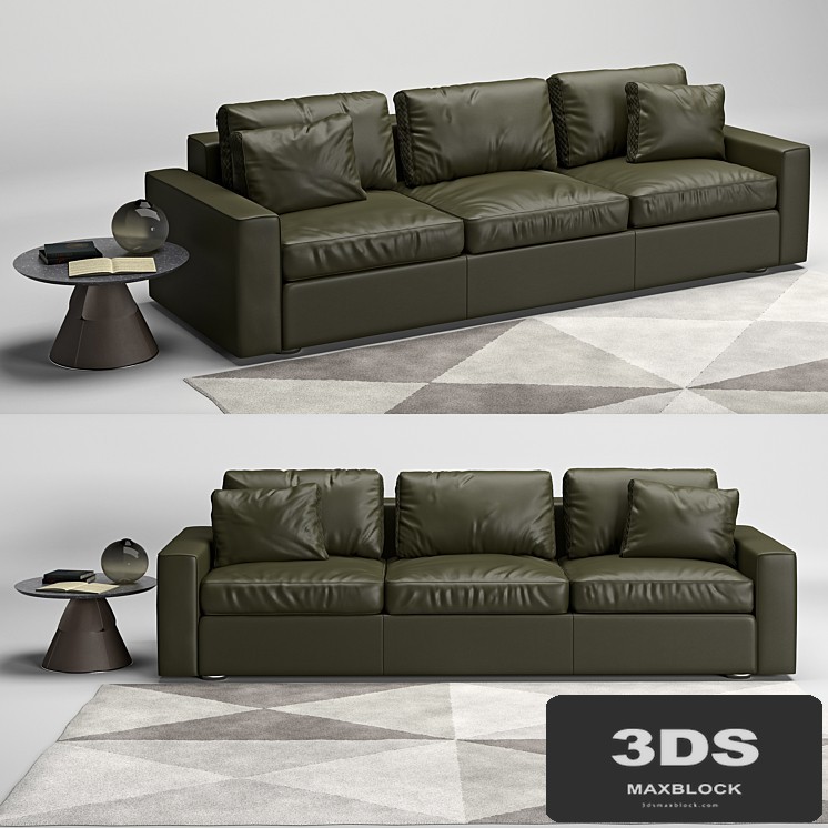 de Sede ds-247 sofa and ds-615 table