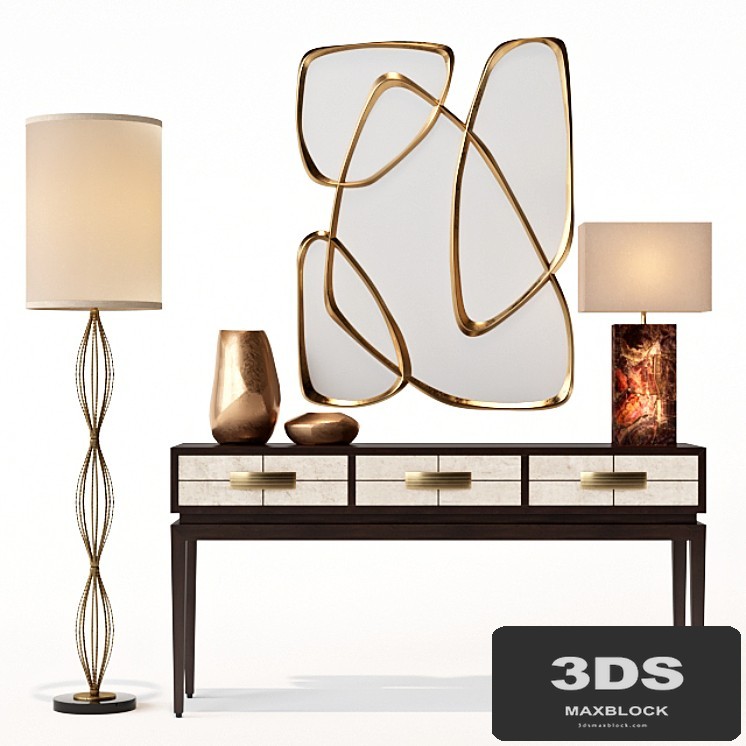 Allegro Three-Drawer Console Table