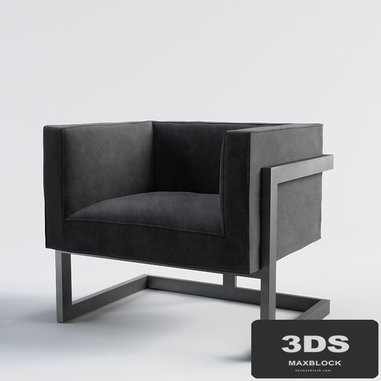 Eichholtz Mendoza Chair Black Velvet