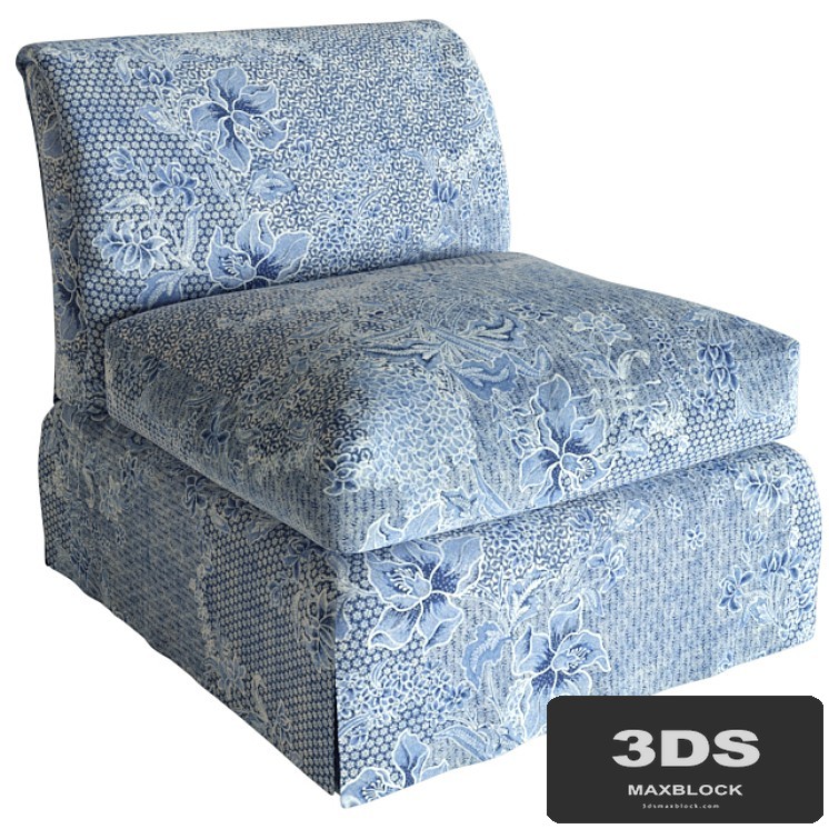 ATHERTON SKIRTED SLIPPER CHAIR Ralph Lauren (vray GGX)