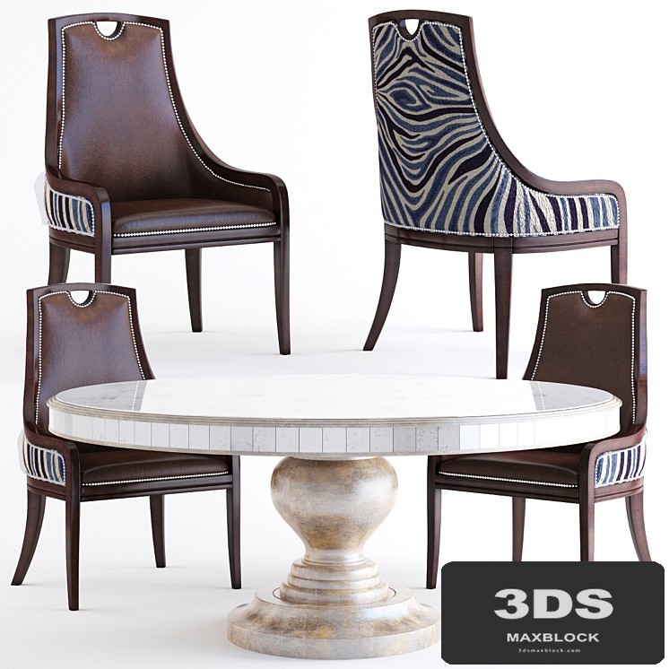 Massoud - Markham Leather Dining Chair