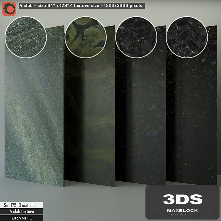 Granite Slab Set 175
