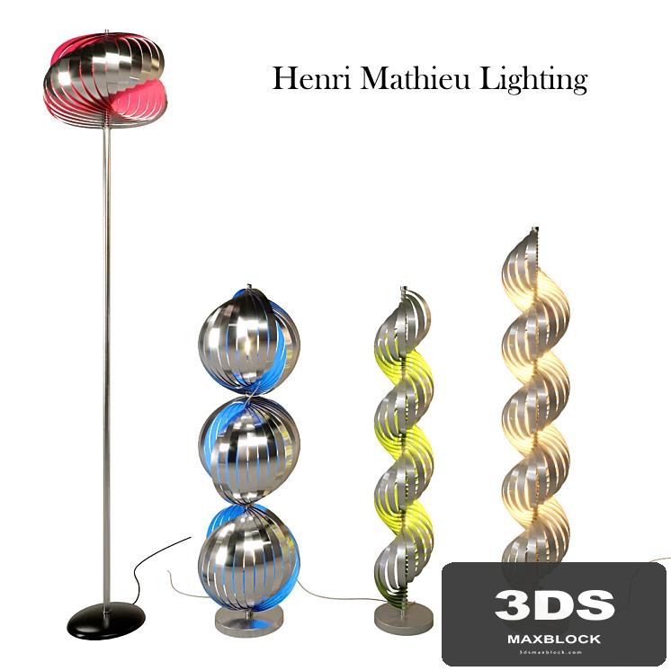 Henri Mathieu Lighting | Lamella Floor Lamps