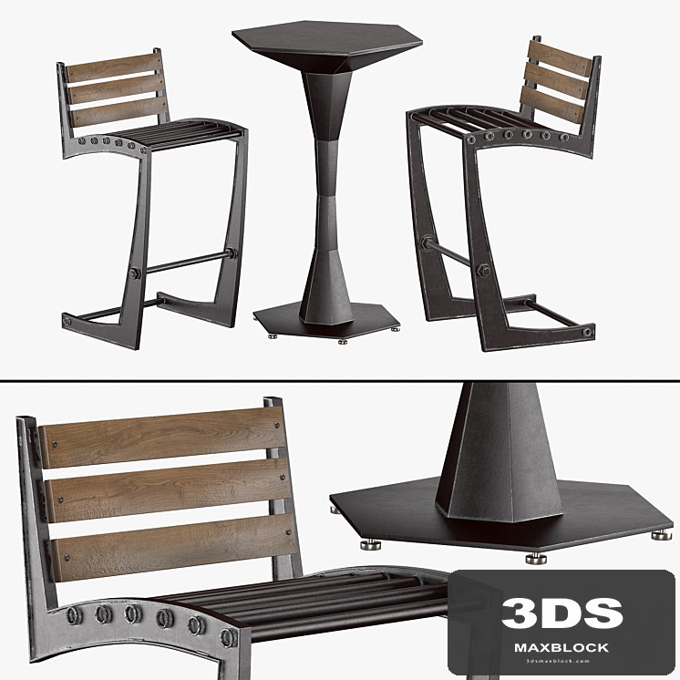 Zen Chair & Geo table