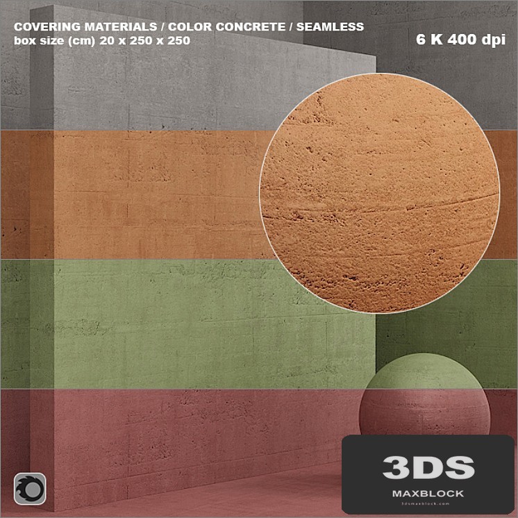 Material (seamless) - coating, concrete, plaster set 58