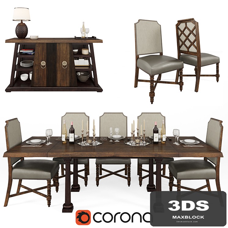 ART Furniture Inc American Chapter Formal Dining Room Group