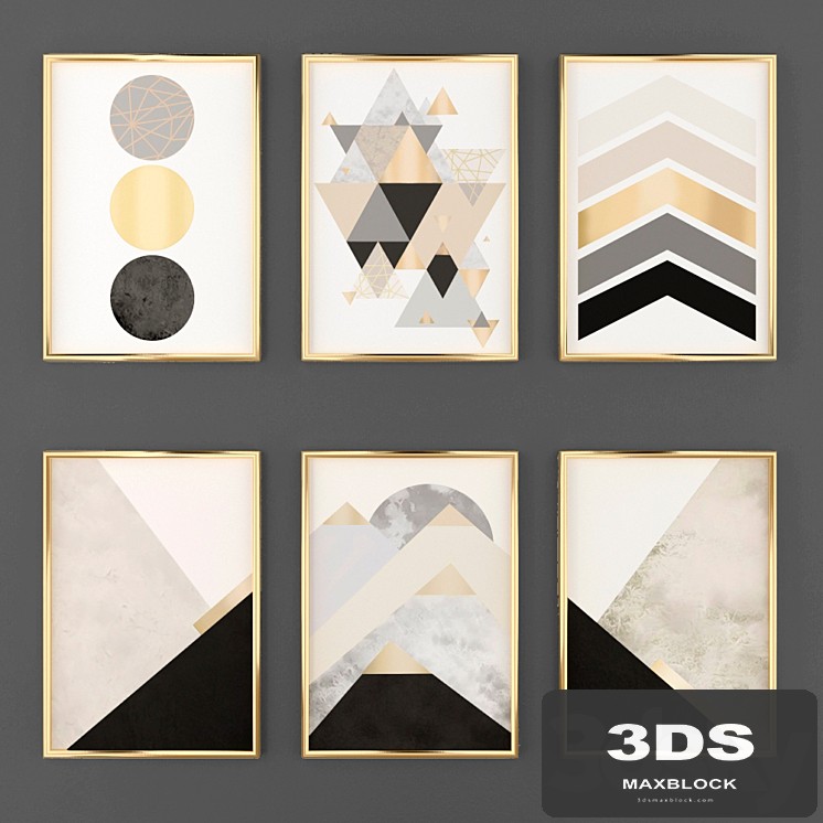 Set of abstract posters 3