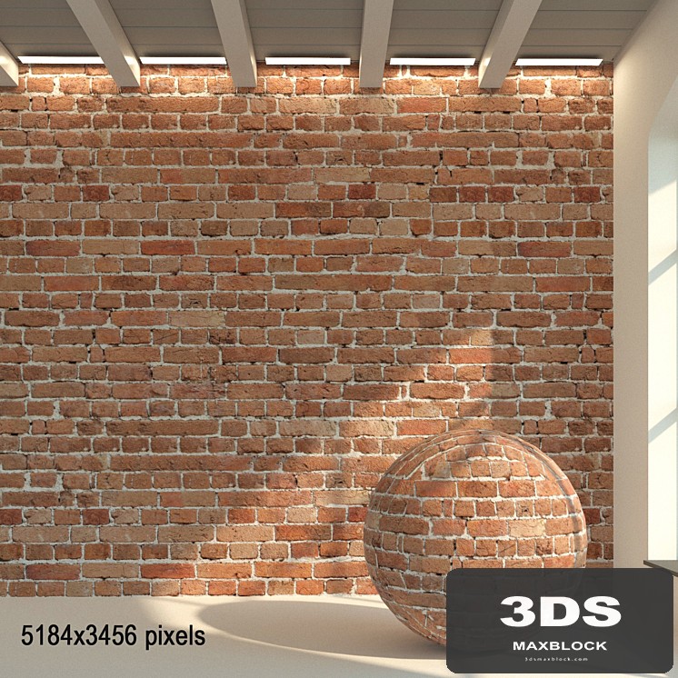 Brick wall. Old brick. 46